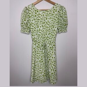 NWT Forever 21 Cute Summer dress, Size XS-S floral green